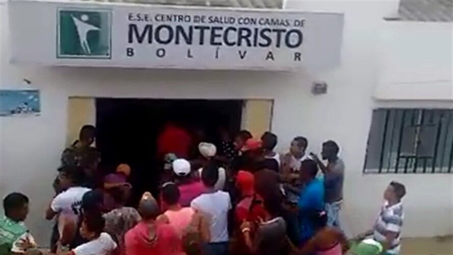 Montecristo, sur de Bolívar. Foto: Imagen tomada del video
