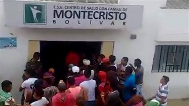 Montecristo, sur de Bolívar. Foto: Imagen tomada del video