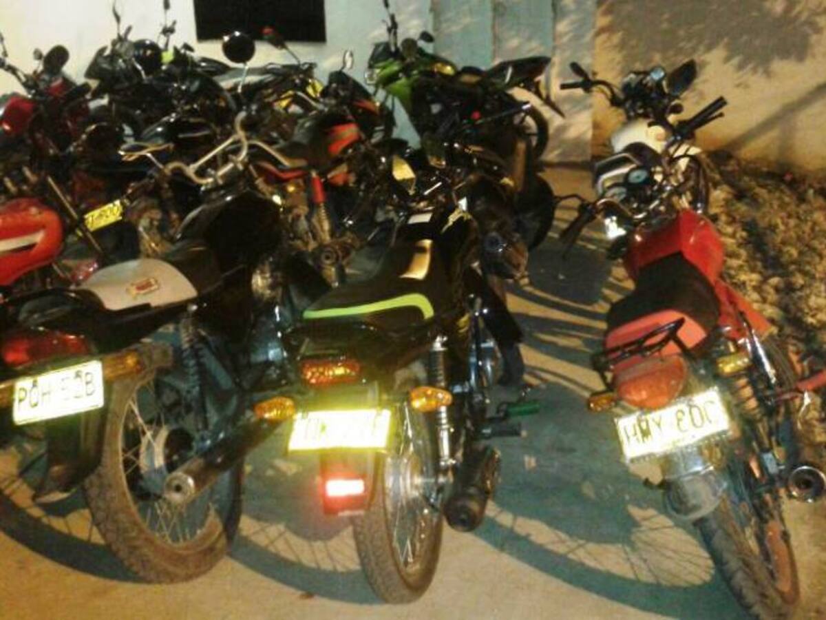 Inmovilizan 187 motocicletas por circular después de las 11 de la noche en Cartagena