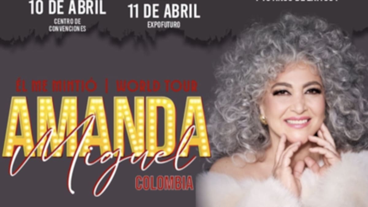 Amanda Miguel regresa a Colombia con su esperado “Él Me Mintió World Tour”