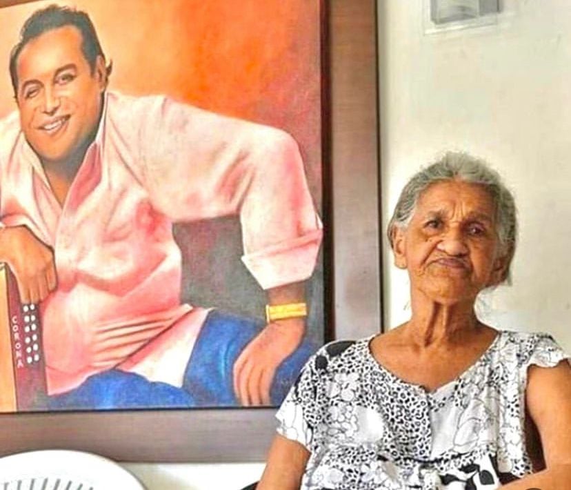Falleció Elvira Maestre, conocida como Mamá Vila, la madre de Diomedes Díaz. Foto tomada de Instagram @mama.vila