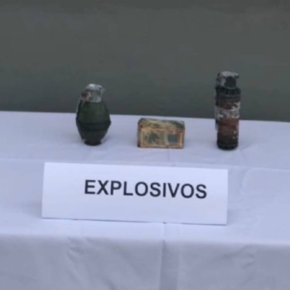 Hallan artefactos explosivos enterrados en una finca en zona rural de Armenia