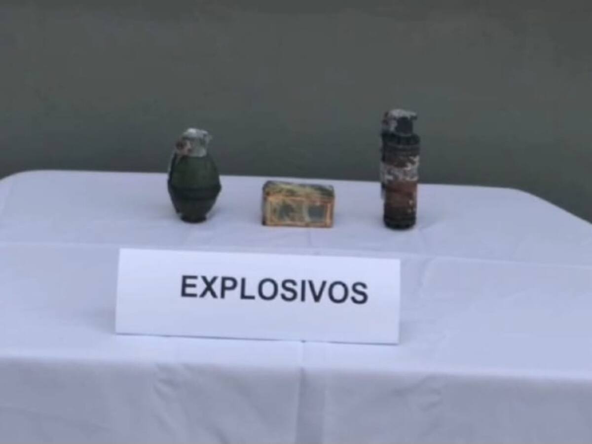Hallan artefactos explosivos enterrados en una finca en zona rural de Armenia