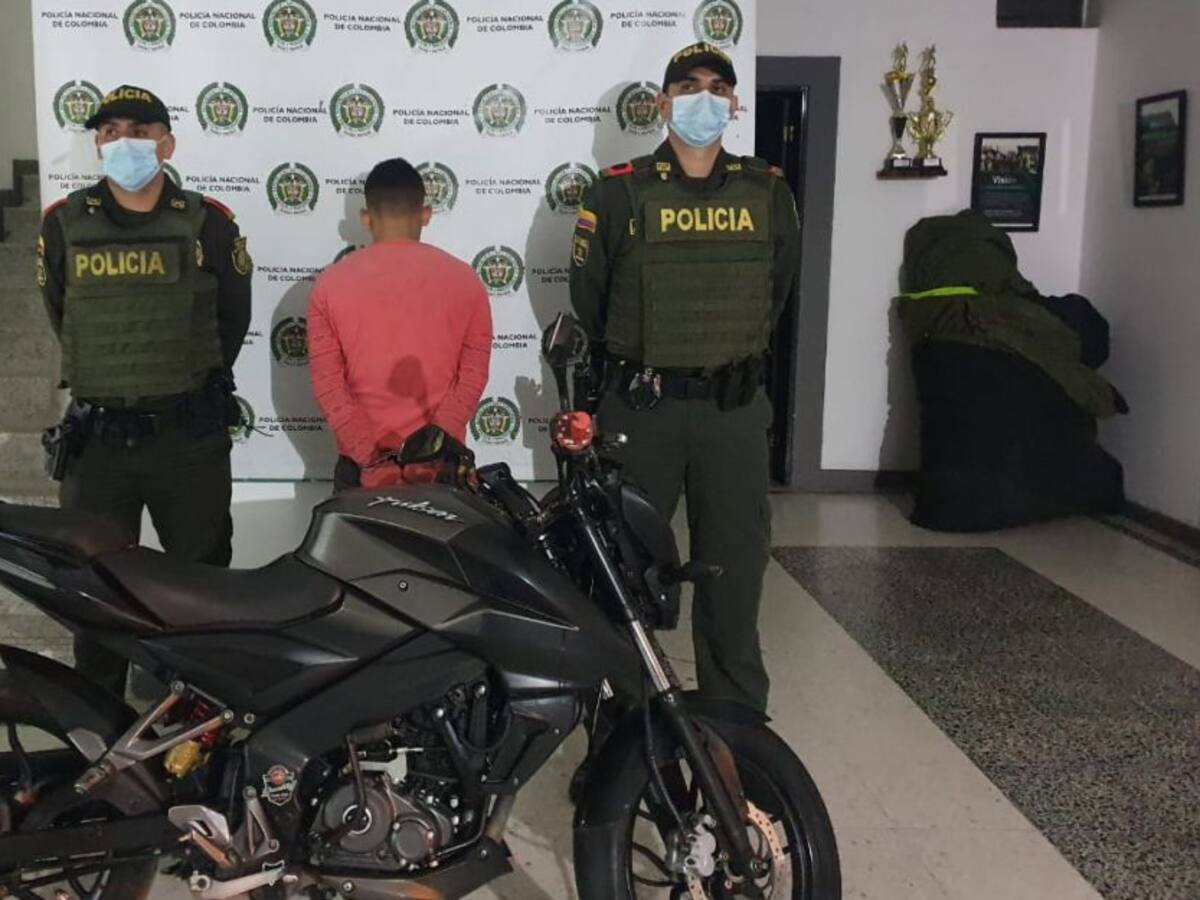 Capturaron a presunto ladrón de motocicletas en Villamaría