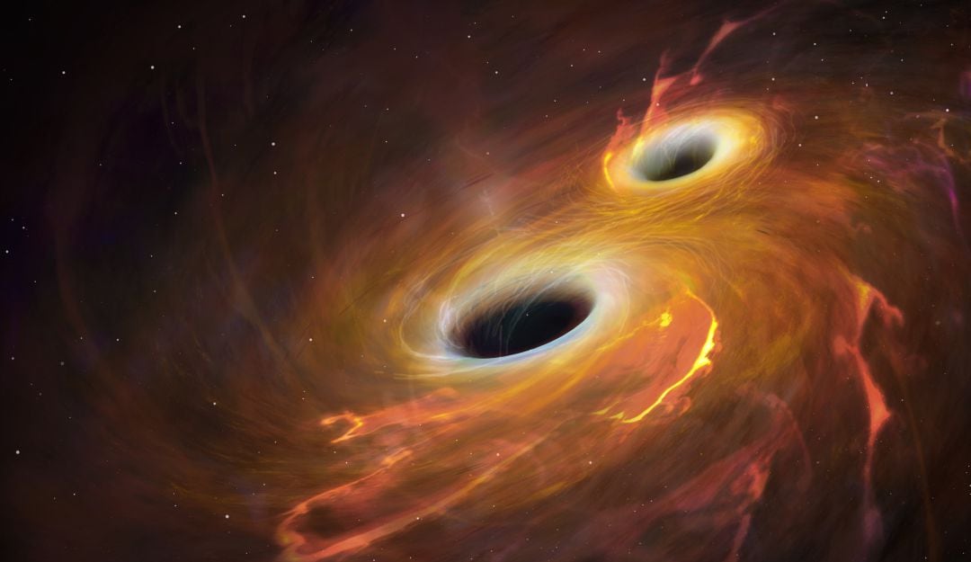 Descubren 100 agujeros negros en el centro de un cúmulo estelar