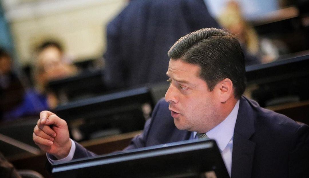 Mauricio Gómez Amín, senador del Partido Liberal.