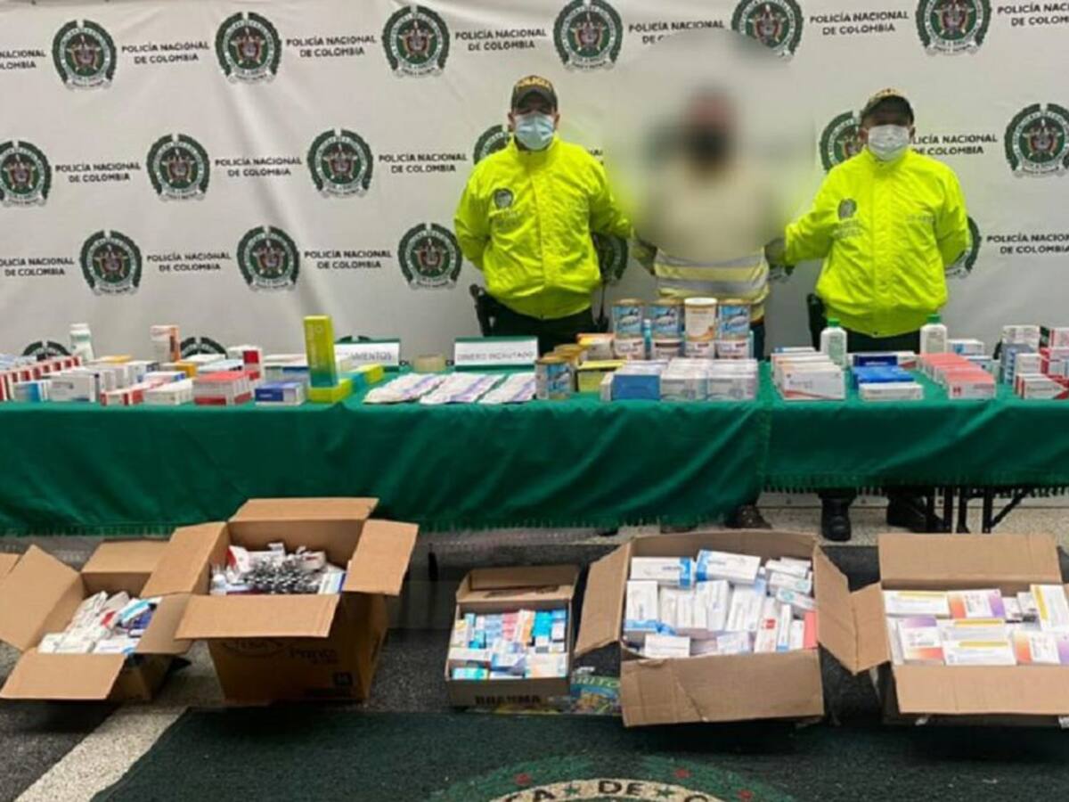Incautan miles de medicamentos utilizados para pacientes con COVID-19
