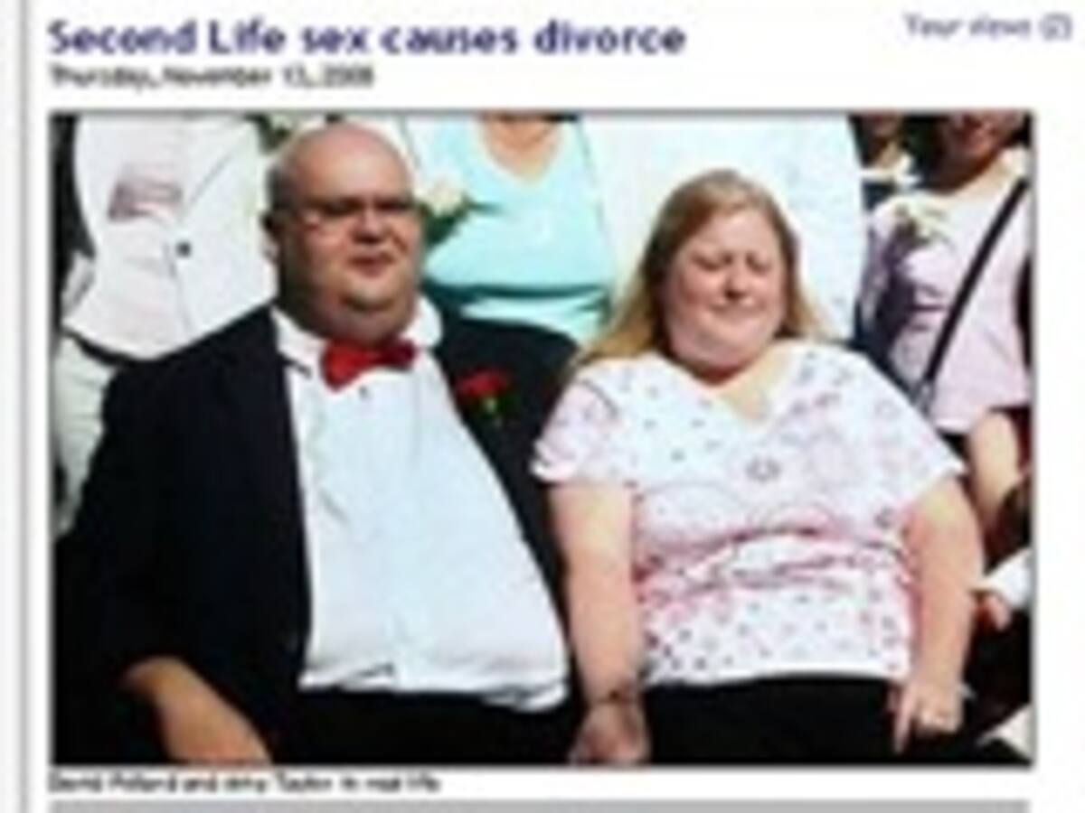 Se divorcian por un 'affaire' del marido con otra mujer... en 'Second Life'