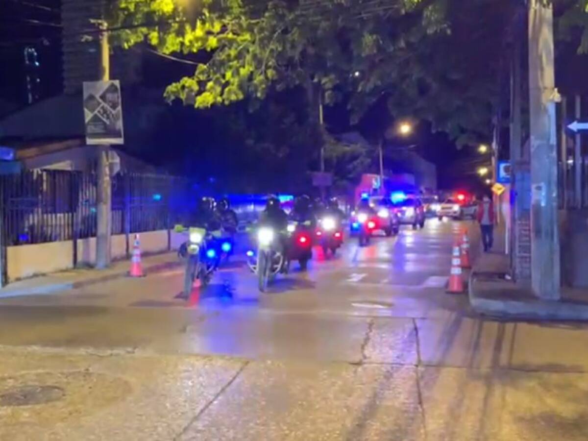 Positivo balance en primer día de toque de queda y ley seca en Cartagena