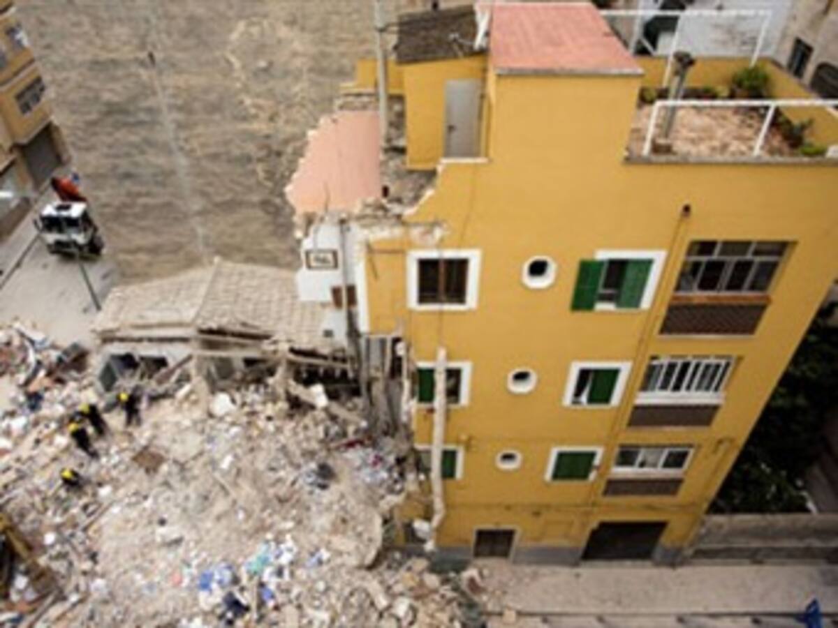 Un colombiano muere en derrumbe de edificio en Mallorca, España