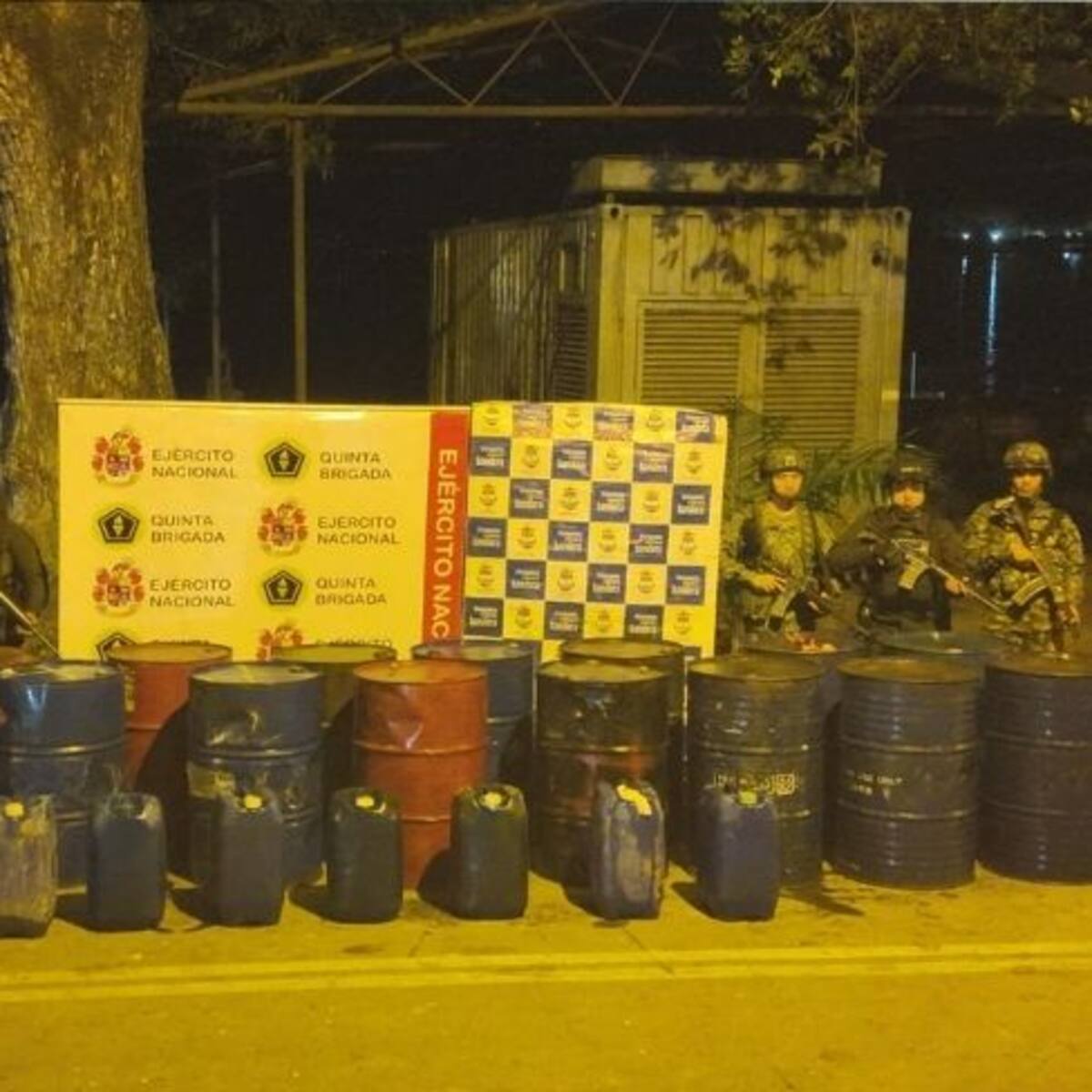 Incautan más de mil galones de diésel para economías ilícitas en el Magdalena Medio