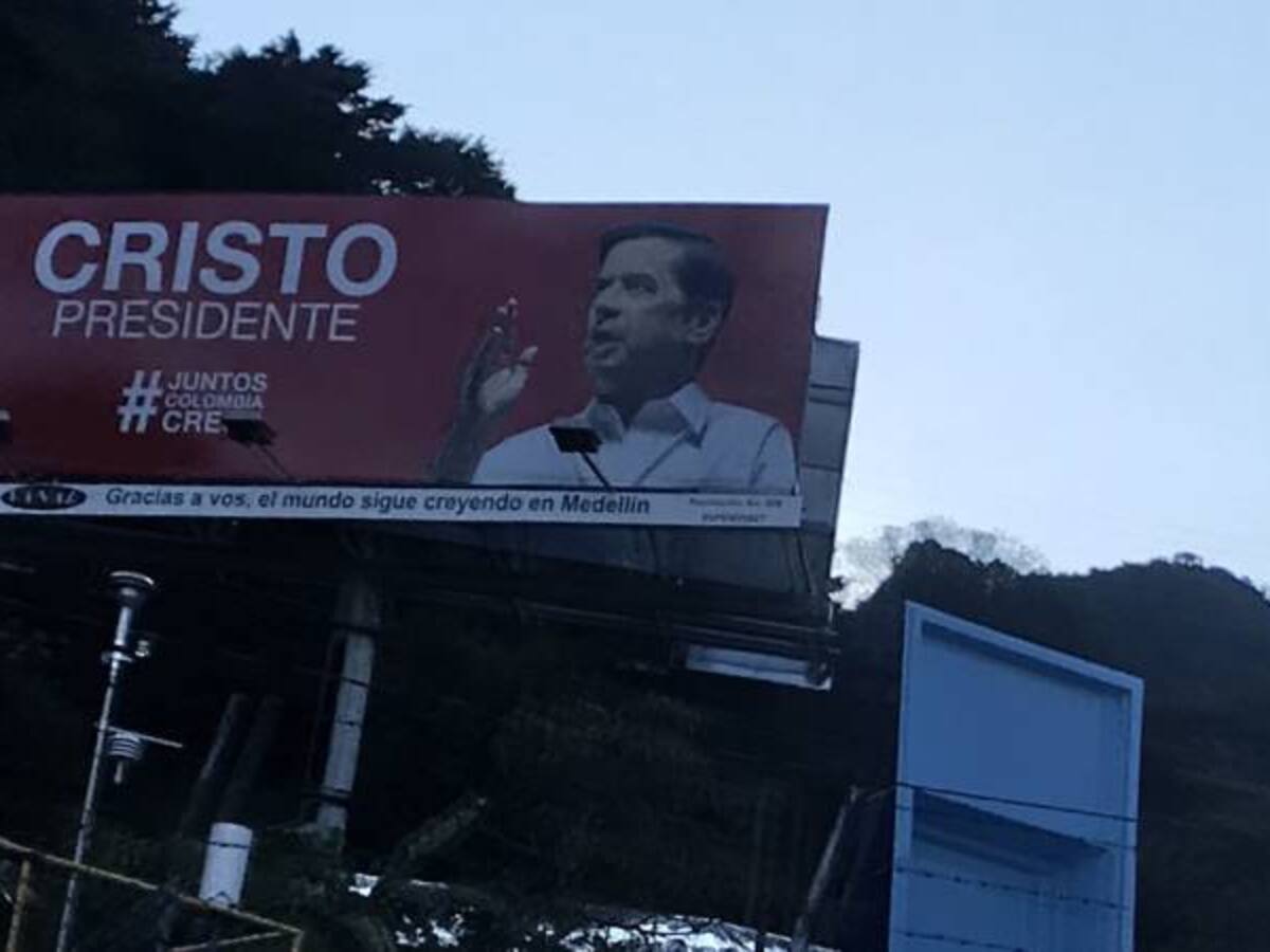 ¡Vaya valla la de Cristo presidente!