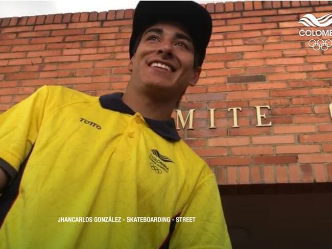 El colombiano Jhancarlos González clasifica a los JJ.OO. en Skateboarding