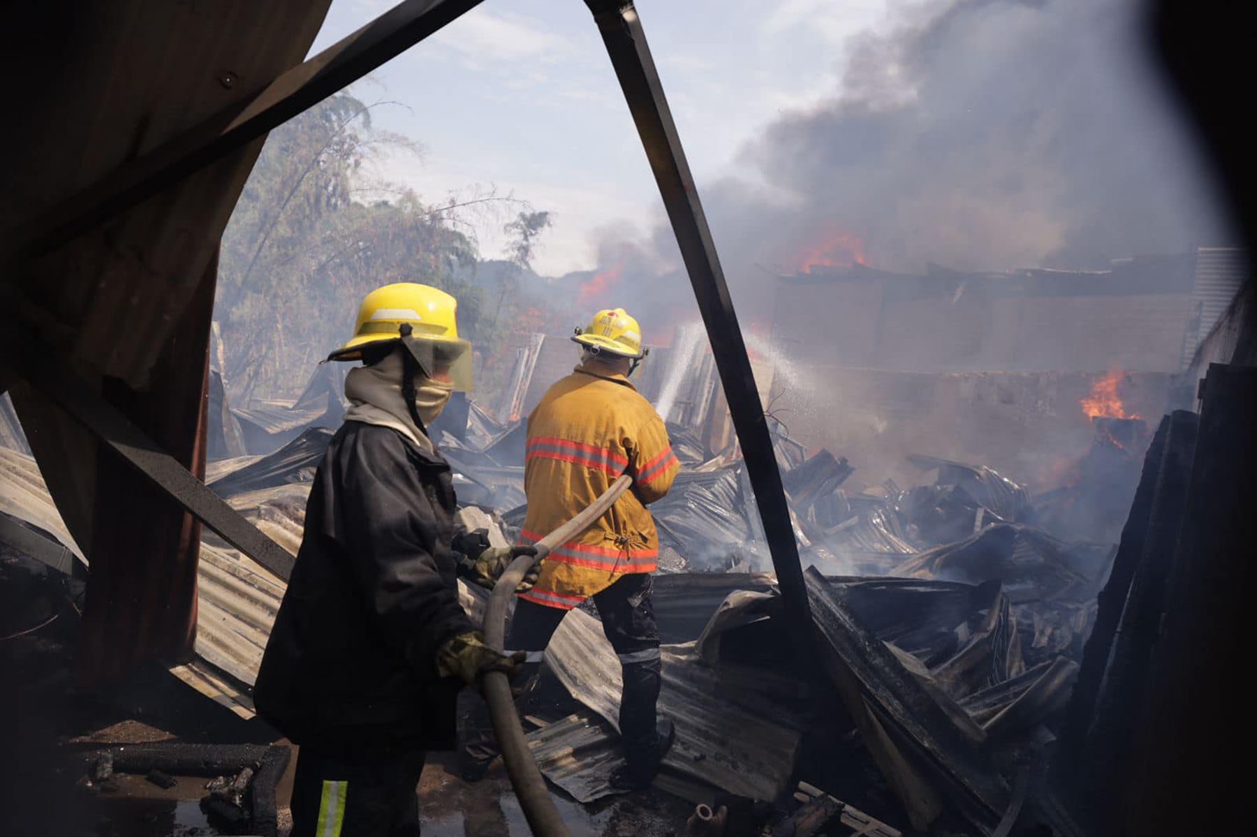 Incendio en la calle 19 de Ibagué