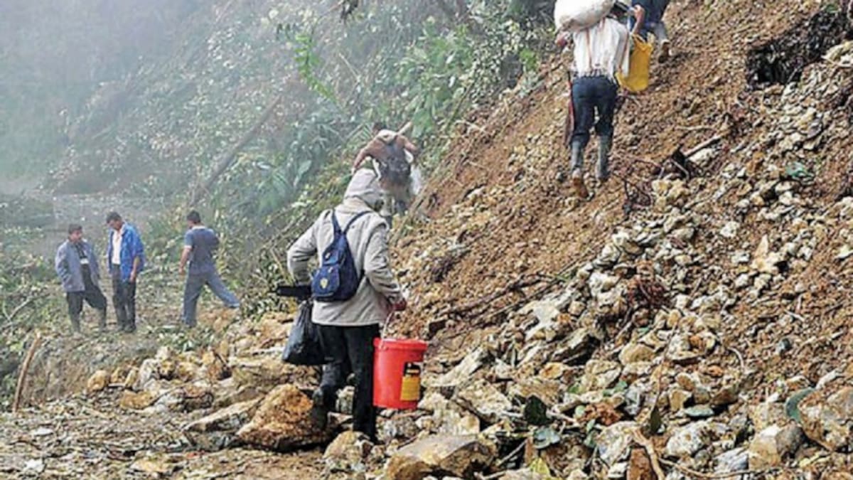 Emergencia en la vía alterna al llano que comunica a Boyacá con Casanare