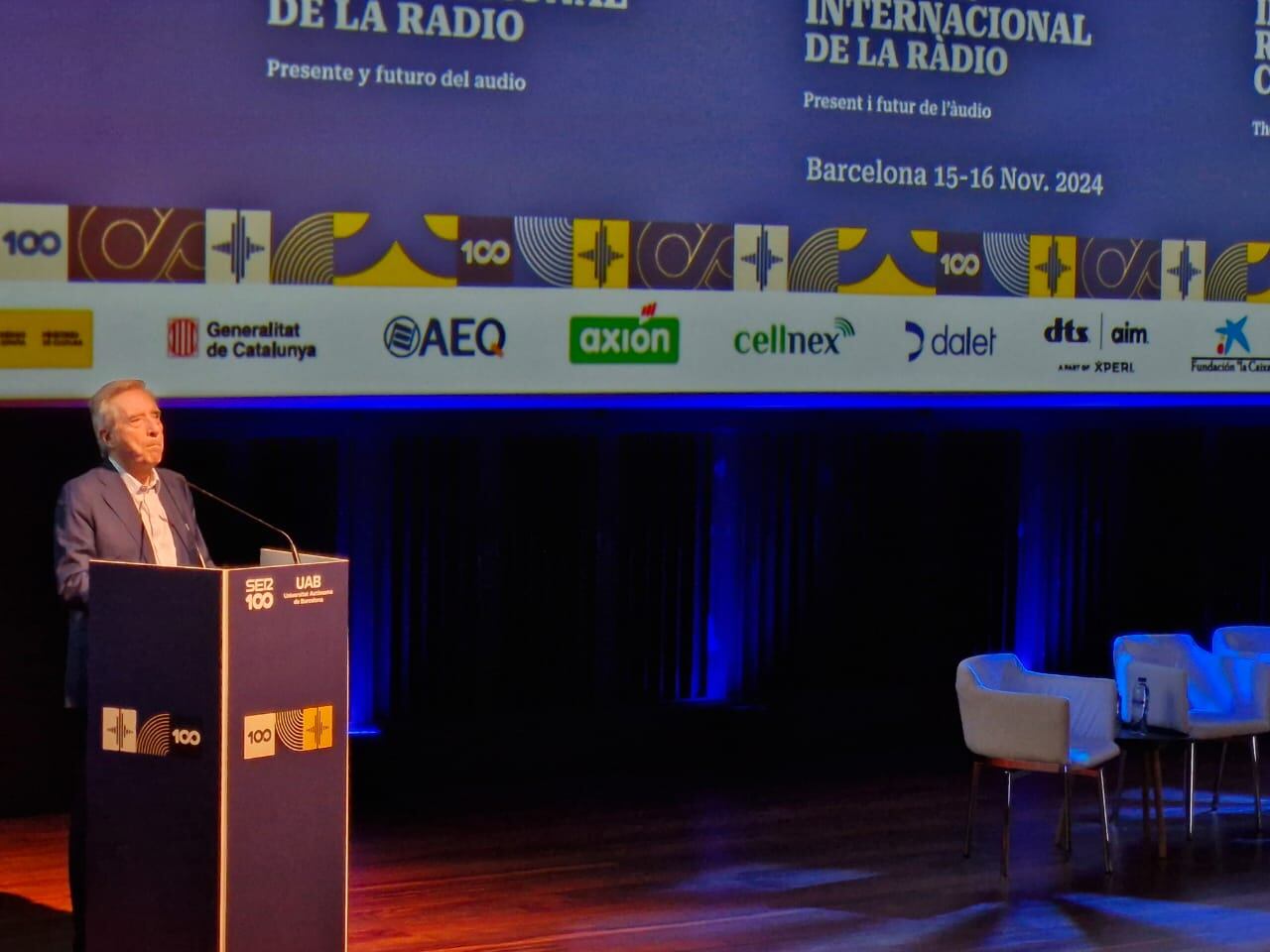 Iñaki Gabilondo, presidente de honor del Congreso Internacional de la Radio.