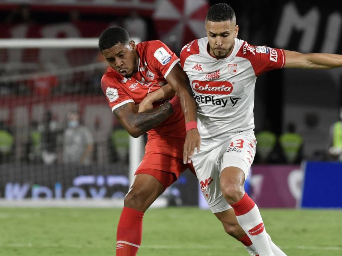 Remontada de lujo: Santa Fe le ganó a América en Cali en ida de Superliga