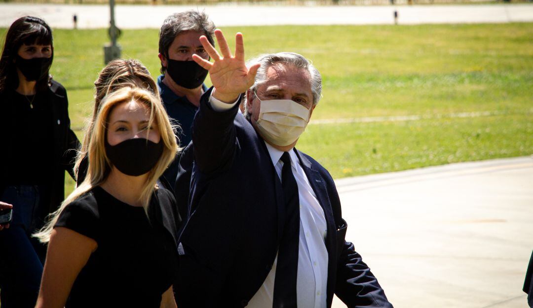 El presidente argentino Alberto Fernández.