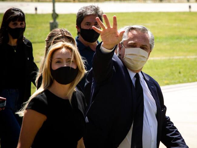 El presidente argentino Alberto Fernández.