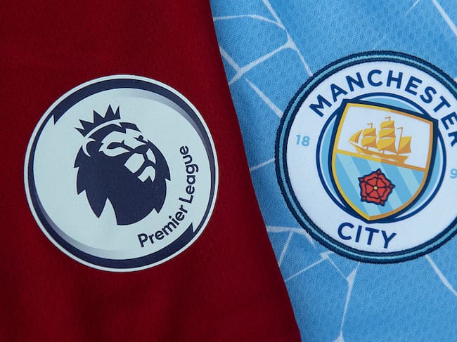 Logo de la Premier League y el Manchester City / Getty Images