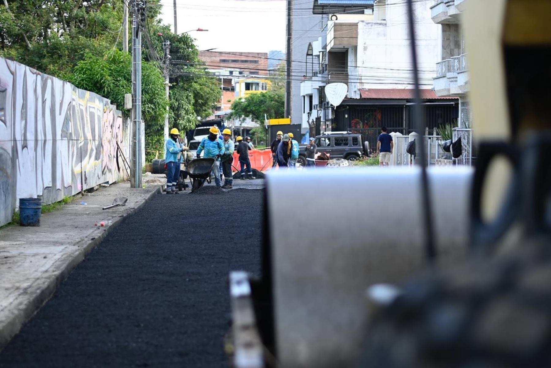Recuperación de las vías de los barrios de Ibagué