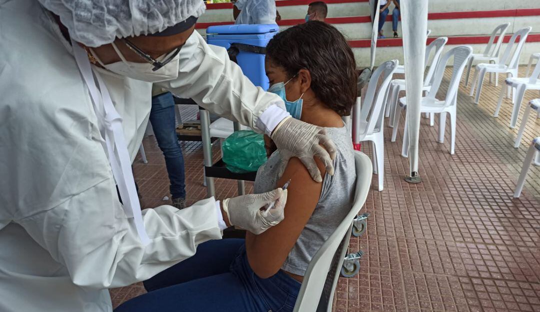 Vacunación masiva en Piojó