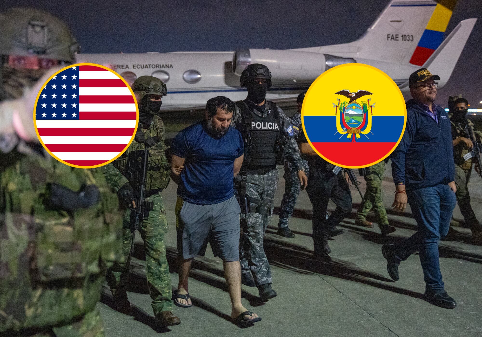 Estados Unidos solicitó a Ecuador la extradición del líder mafioso recapturado alias ‘Fito’. Foto: EFE.