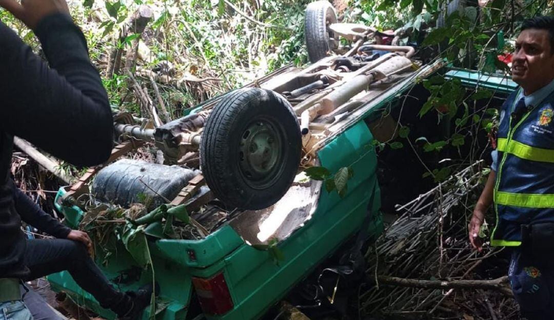 El accidente de tránsito ocurrió en el sector de La Martinica