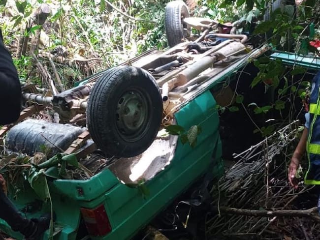 El accidente de tránsito ocurrió en el sector de La Martinica