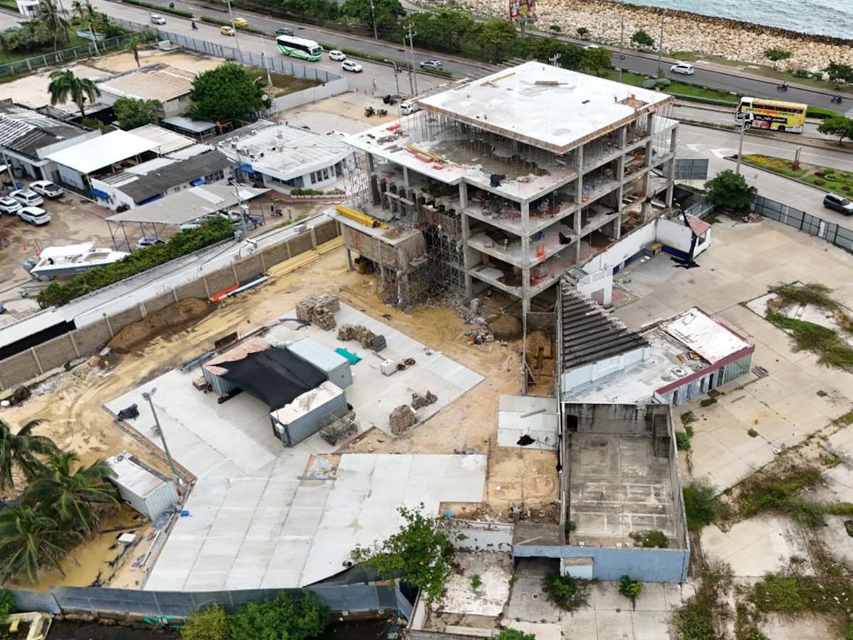 Nueva Estación de Bomberos de Bocagrande en Cartagena tiene un 51 % de avance