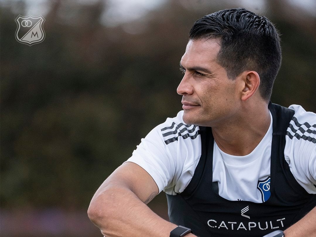 David Mackalister Silva, capitán de Millonarios / Twitter: @Millosfcoficial.