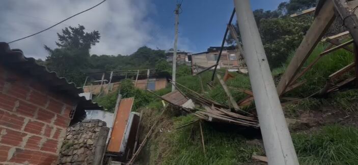 Deslizamiento en San Cristóbal