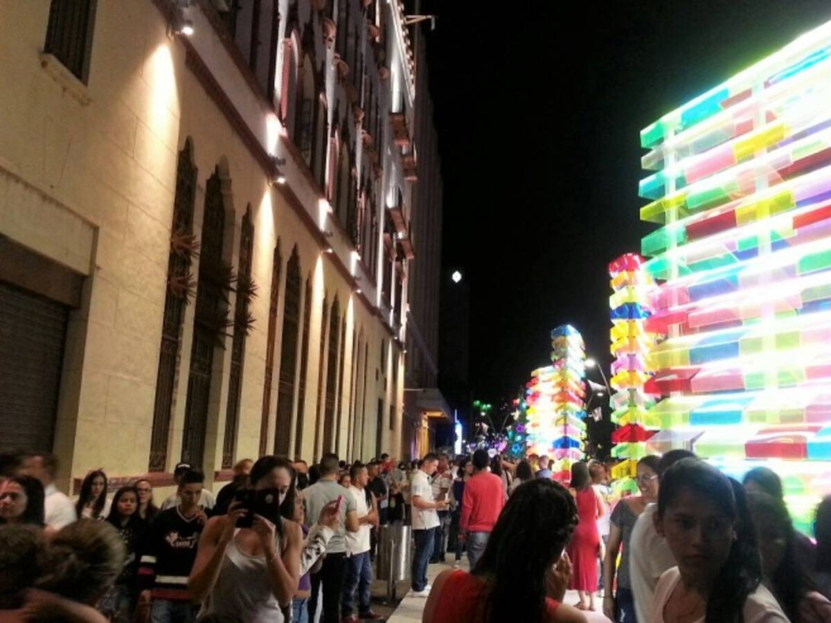 En fotos: El alumbrado más dulce de Cali