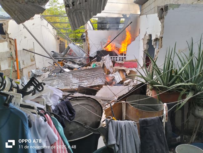 Un muerto y dos heridos en explosión de vivienda en el sur oriente en Neiva