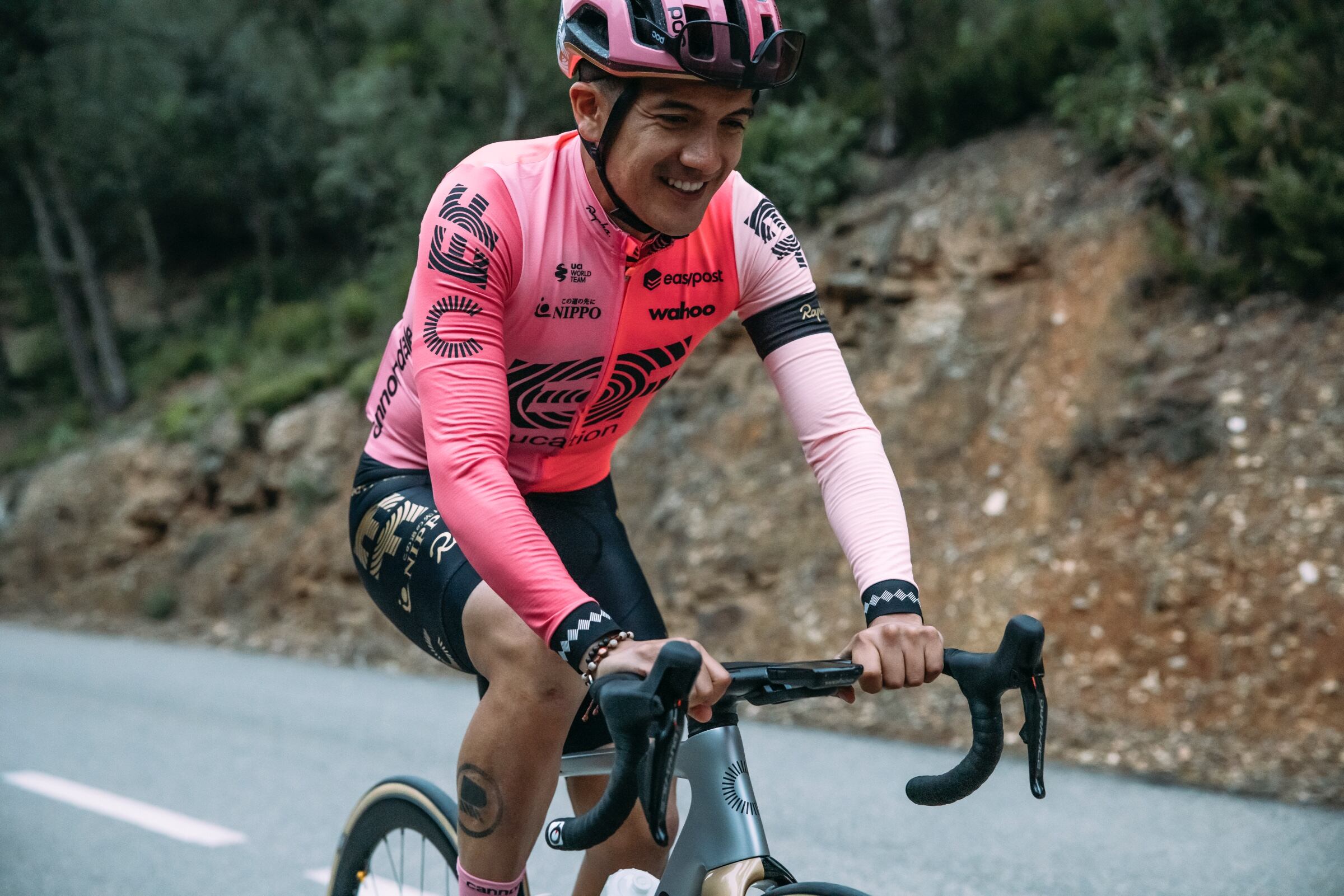 Richard Carapaz, ciclista ecuatoriano del EF Education / Foto: @EFprocycling