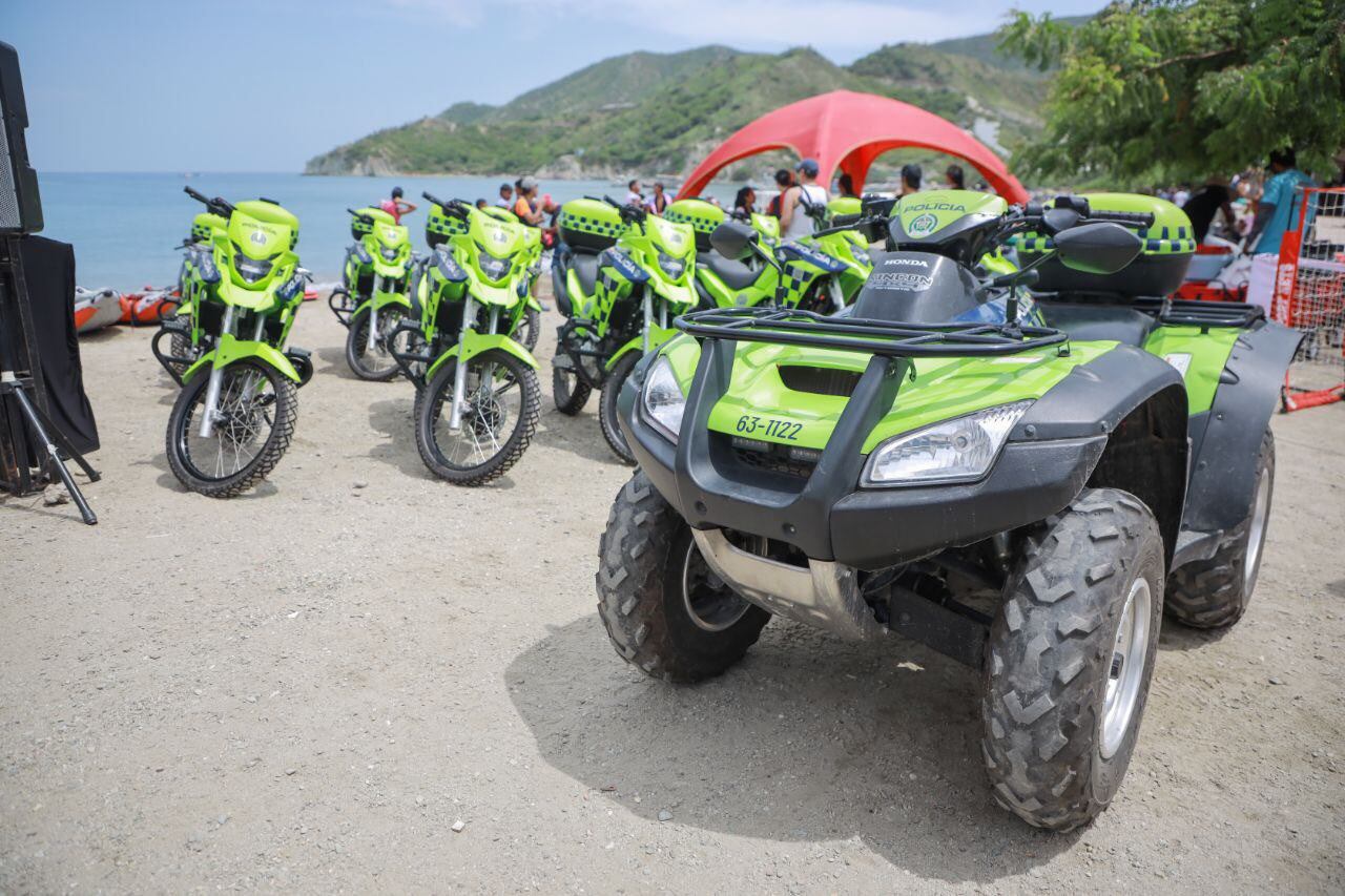 Reinauguración de la subestación de Policía Taganga . Alcaldía de Santa Marta