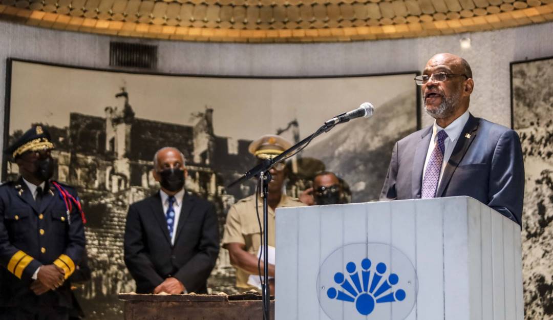 El primer ministro haitiano, Ariel Henry.     Foto: Getty 