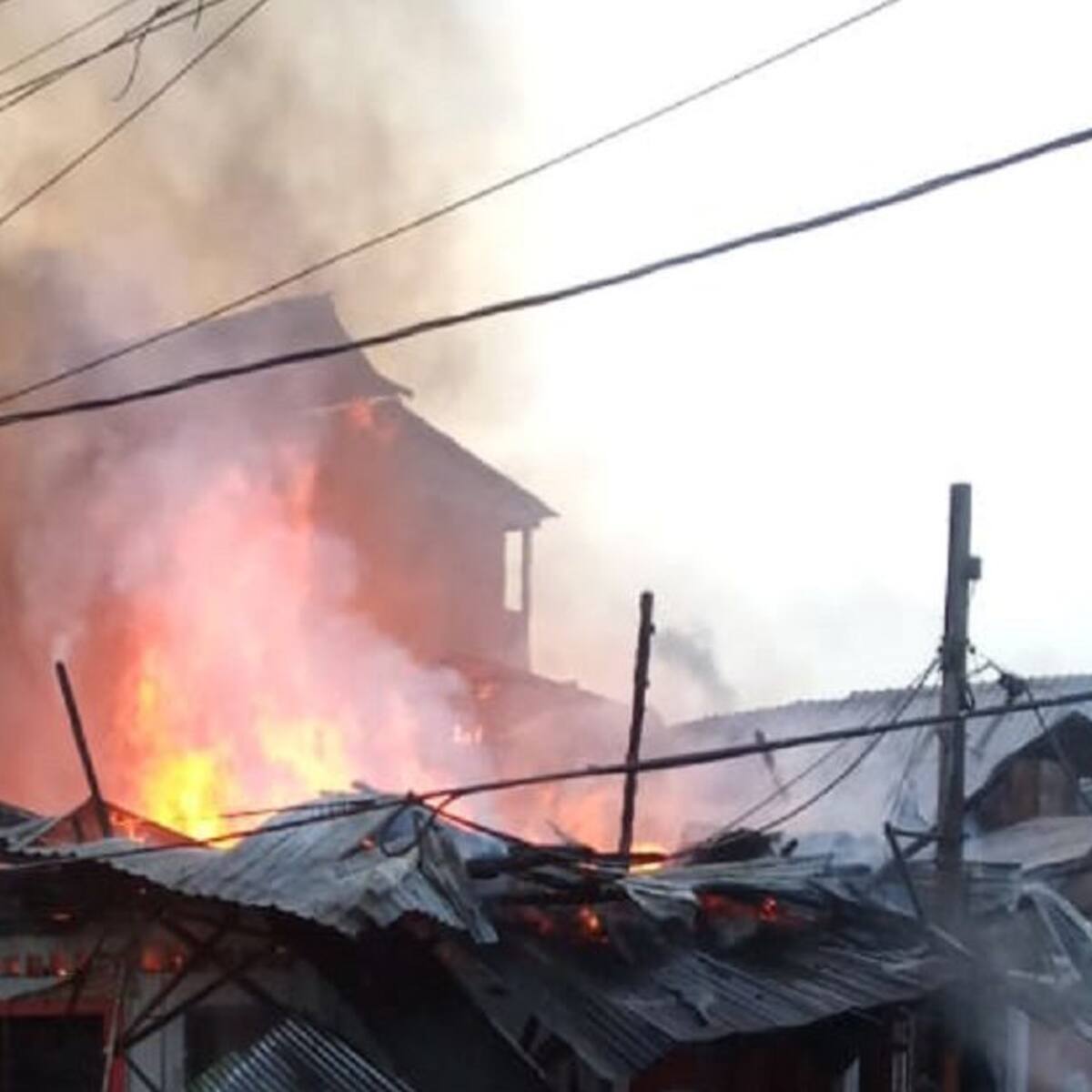 Incendio en Timbiquí en el Cauca, al parecer por una polvorearía