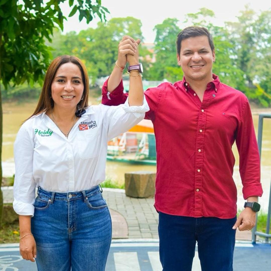 Heidy Torres y Gabriel Calle. Foto: tomada de redes oficiales de Heidy Torres y Gabriel Calle.