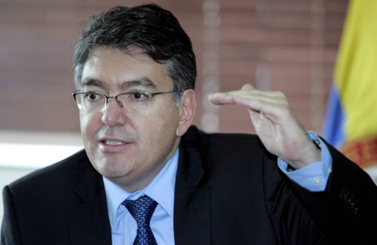 Mauricio Cárdenas Santamaría, ministro de Hacienda. 