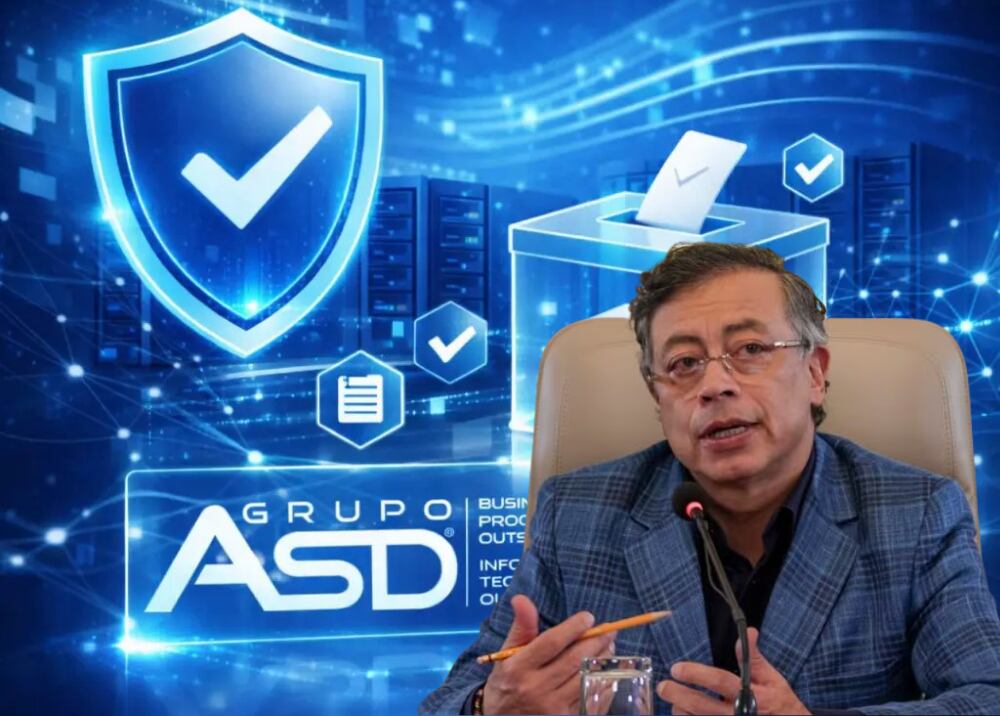 Empresa hondureña ASD, señalada por Petro, no participará en las elecciones en Colombia (créditos: ASD e imagen de archivo)