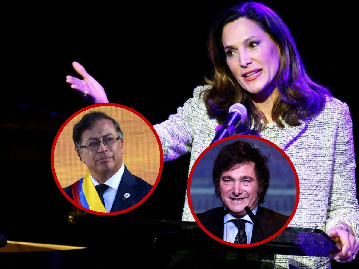 Embajada de Colombia responde a María Elvira Salazar por apoyar insultos de Milei a Petro