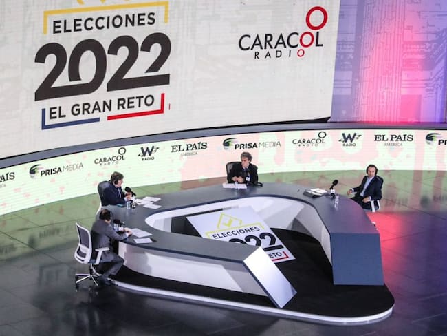 Elecciones 2022: debate presidencial con Petro, Fajardo y Gutiérrez
