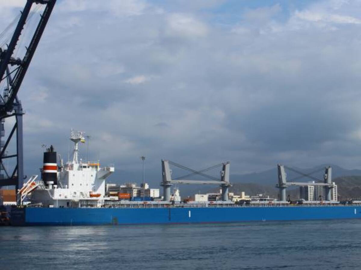 A Santa Marta llegó el buque de maíz más grande en la historia portuaria de Colombia