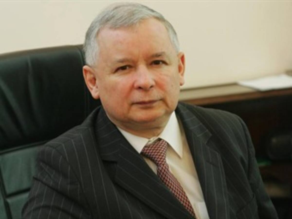 El hermano gemelo de Lech Kaczynski, candidato a la presidencia de Polonia