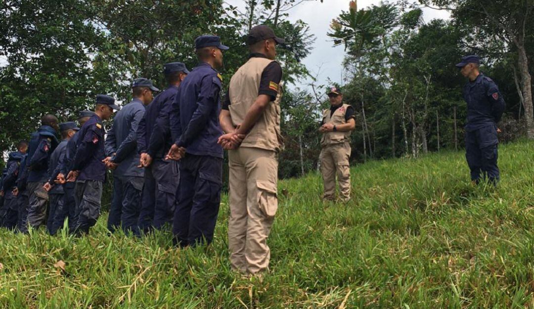 Proceso de desminado en Caldas