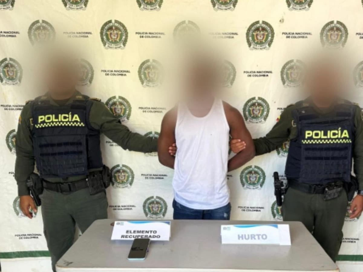 Cayó alias ‘El Negrito’ en Arjona por presunto caso de hurto