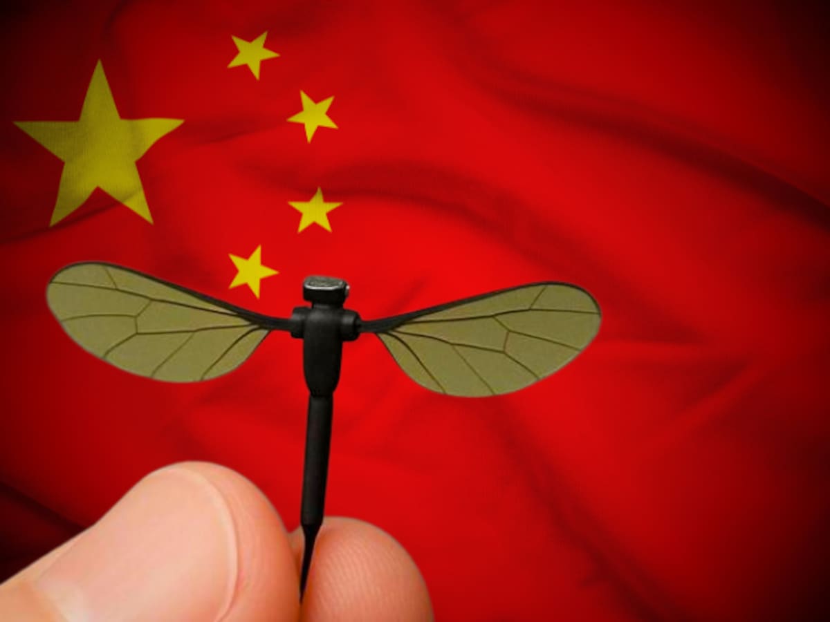 China revoluciona la industria del espionaje con minidron del tamaño de un mosquito