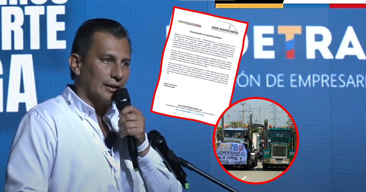 Henry Alberto Cárdenas Cruz, confirmó su renuncia a la presidencia de la Federación del Transporte de Carga (Fedetranscarga). Vía: Colprensa.