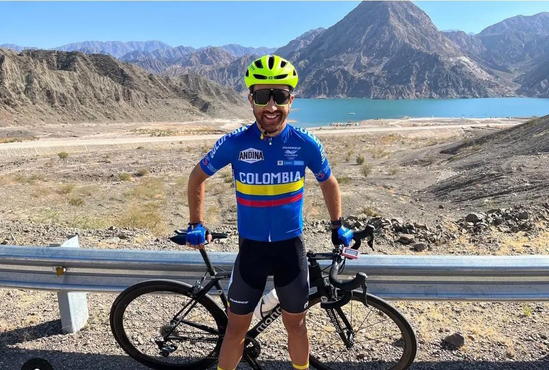 Yeison Alejandro Rincón, ciclista de Salamina (San Félix), Caldas. Foto: Instagram @alejorincon18.